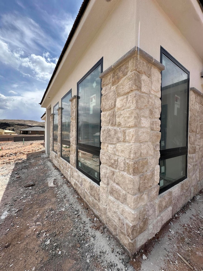 Stone on Front Elevation