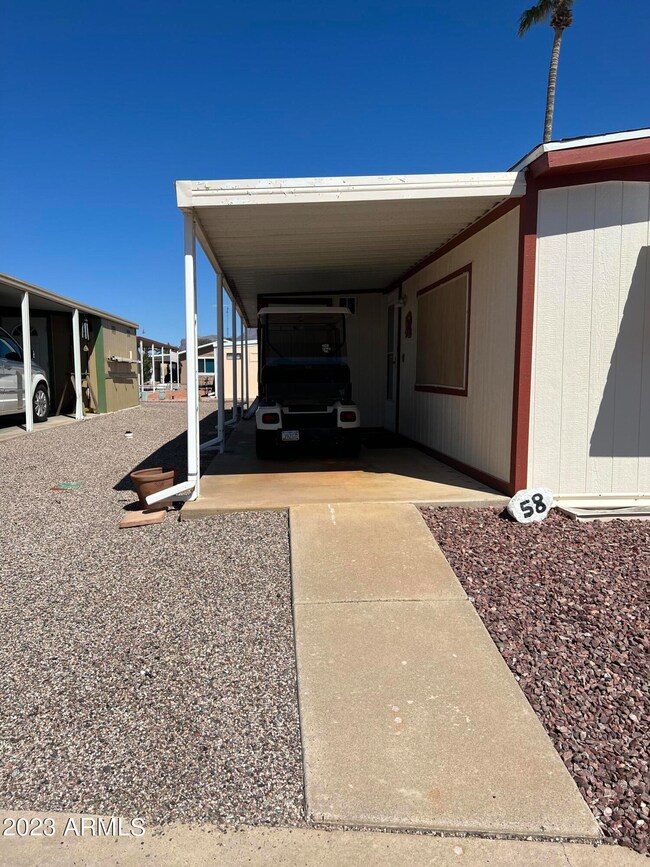 SIDE WITH SHED AND PATIO