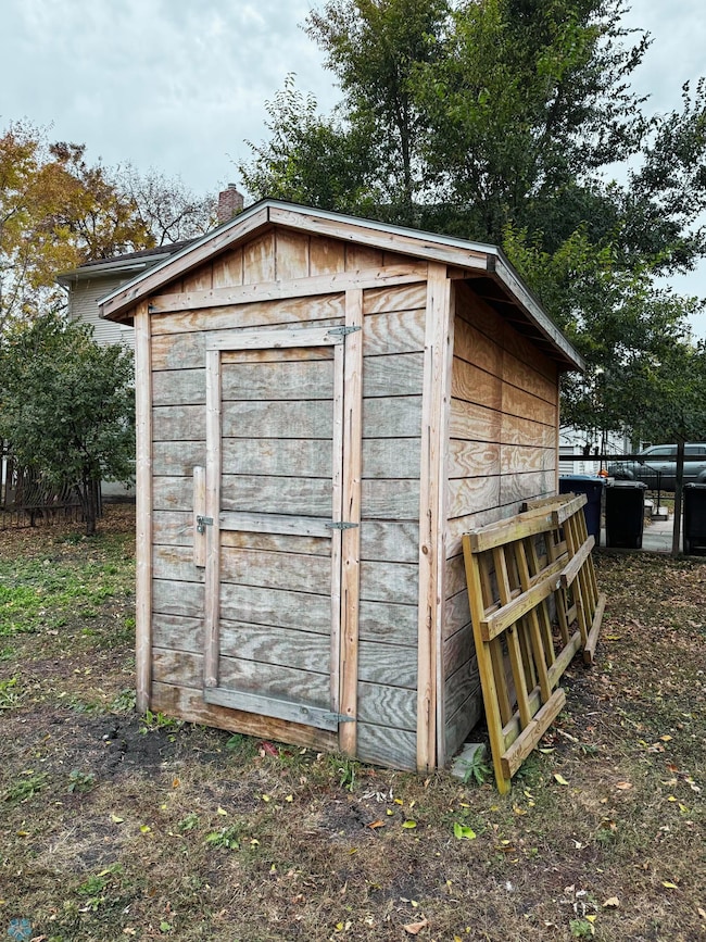 Storage shed built in 2023