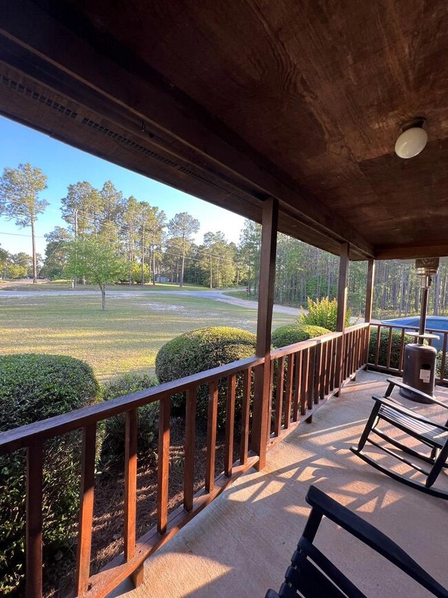 Half wrap around porch