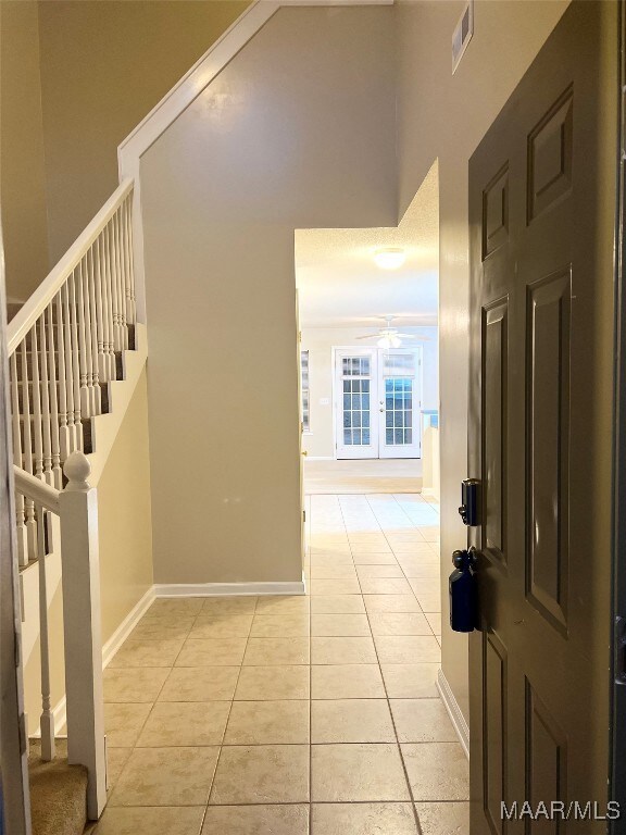 stairway to bedrooms