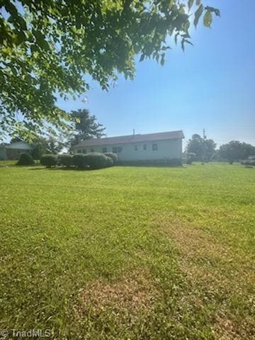 Backyard view from far right corner