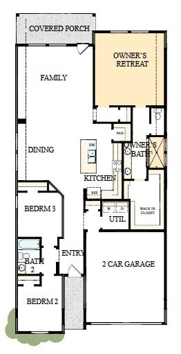 The success of a floor plan is the way you can mov
