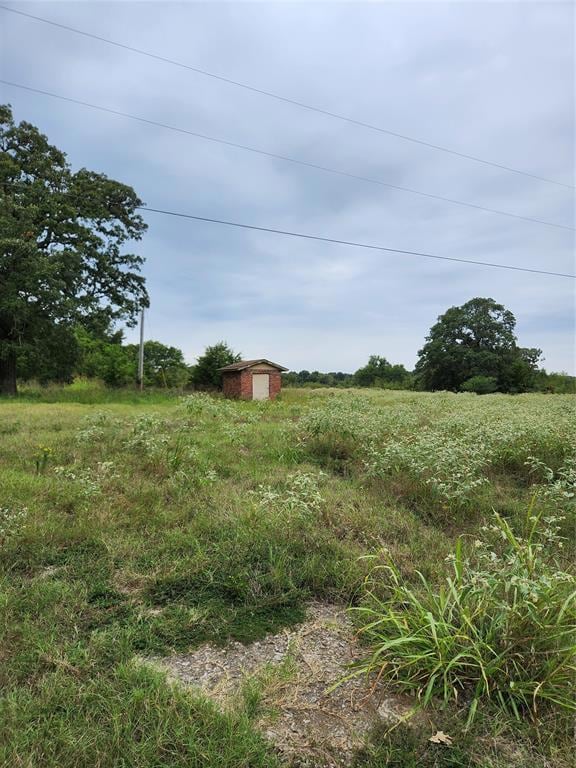 View of yard featuring a rural view