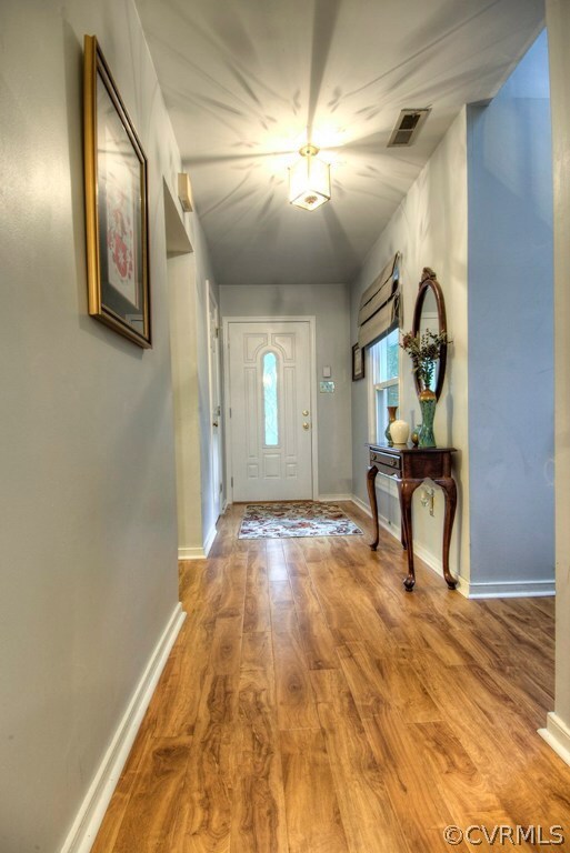 Spacious foyer.