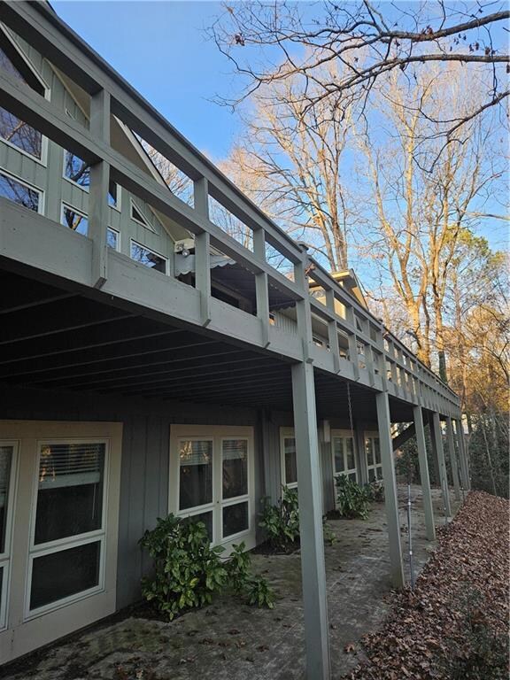 View of rear of property