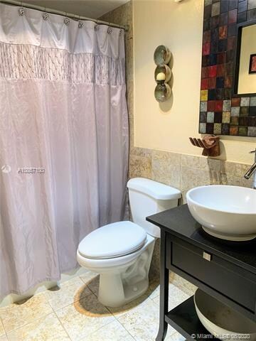 Vessel Sink in Bathroom