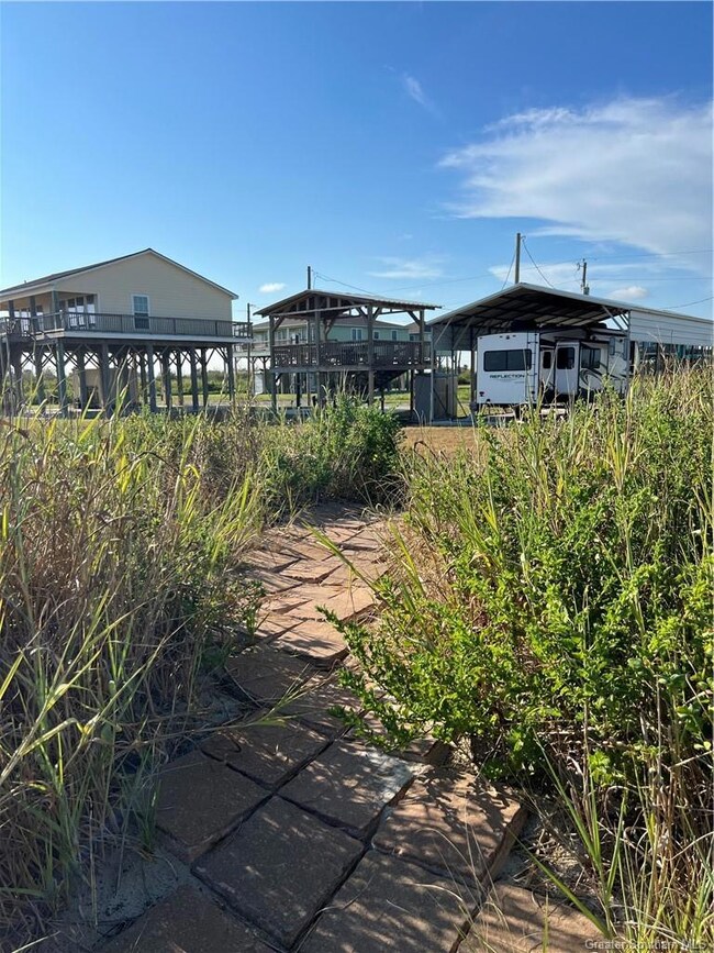 Back View From Beach