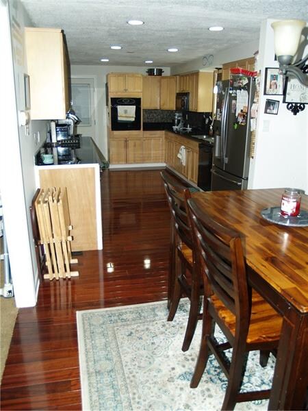 Dining Room with open floor plan to large kitchen