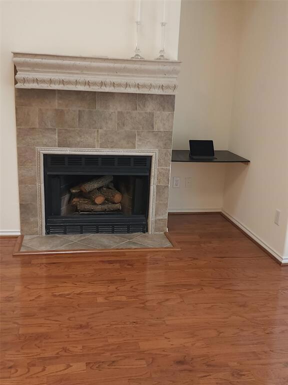 Updated fireplace