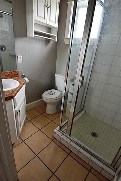 Bath as a shower stall.