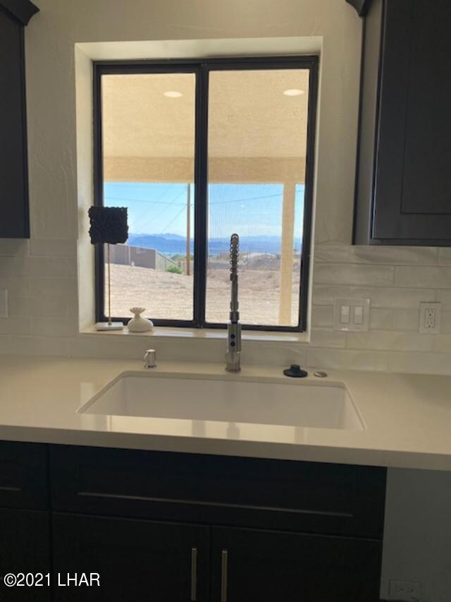 view from kitchen