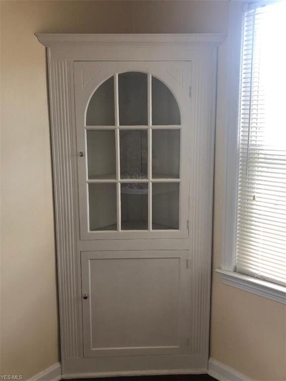China closet in dining room