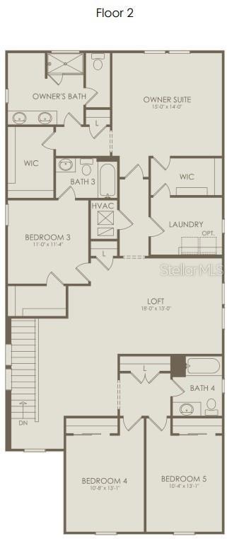 Floor Plan - Floor Two