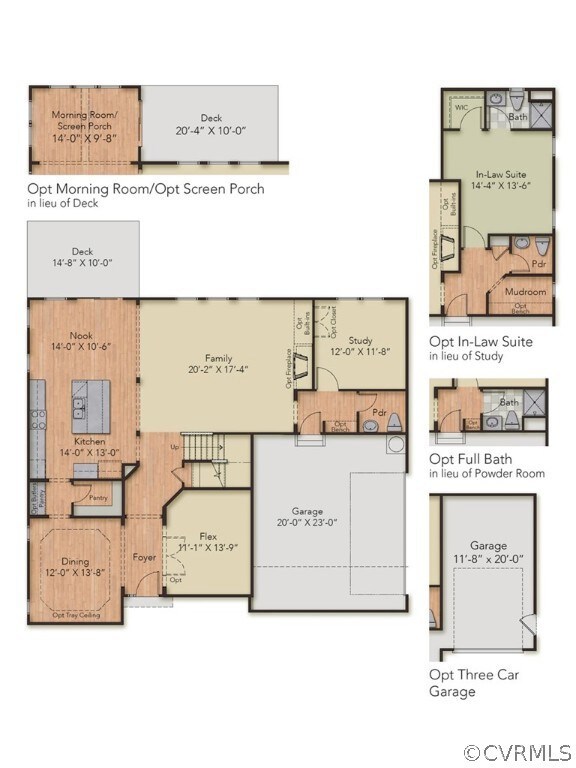 FIRST FLOOR - This home includes the tray ceiling