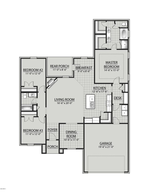 Rose A-C-G IV Floor Plan