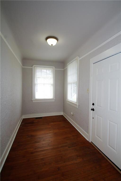 Lovely foyer could also be office area.