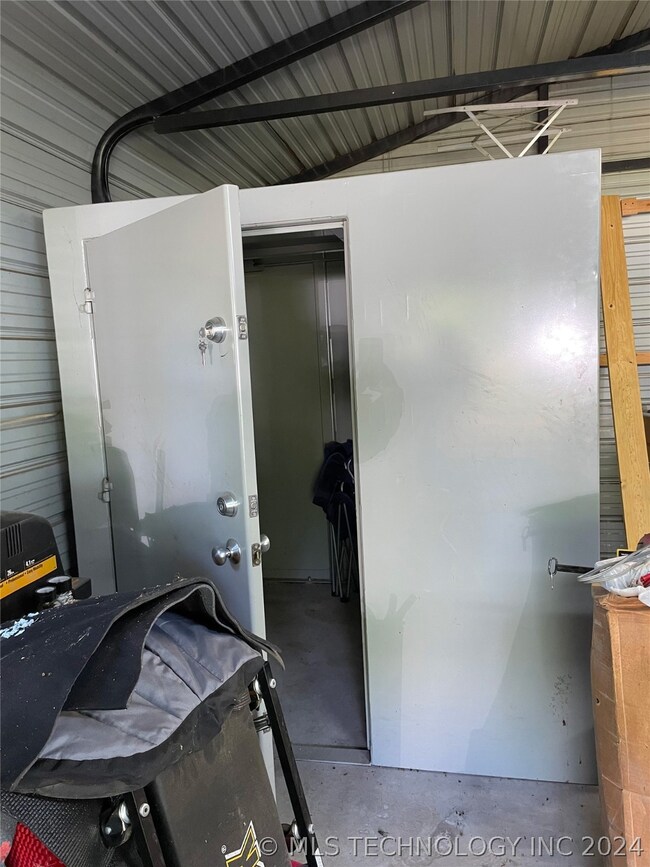 Storm Shelter in Garage