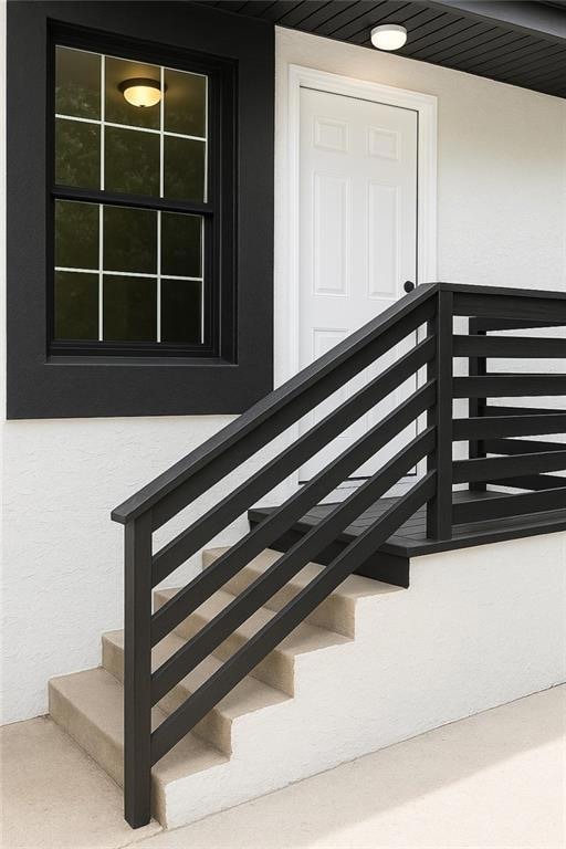 View of stairway