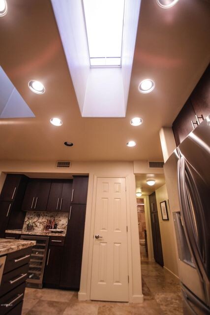 Two Solar Powered Skylights in Kitchen