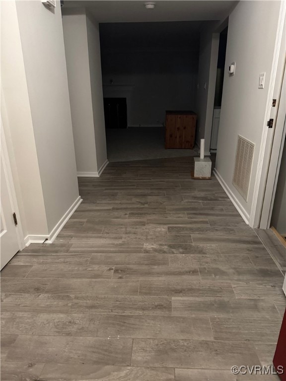 Gorgeous LVT flooring in the entry foyer