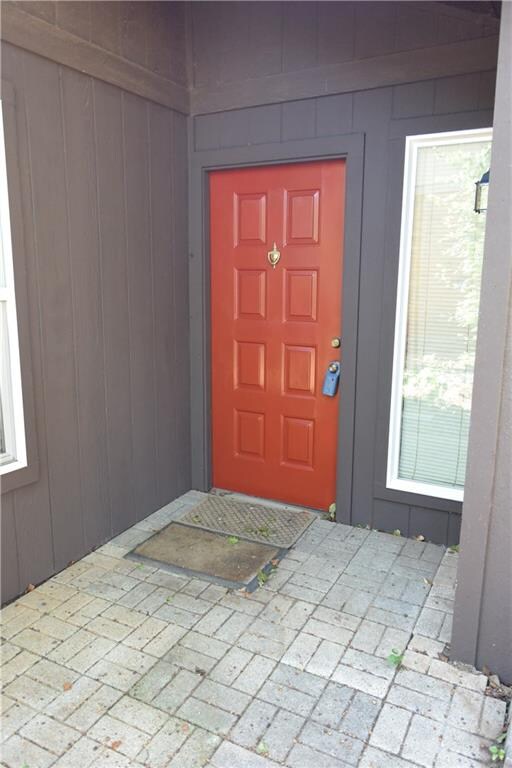 Front porch and front door