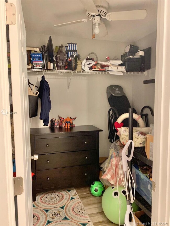 Front Room Closet big enough for a little office o