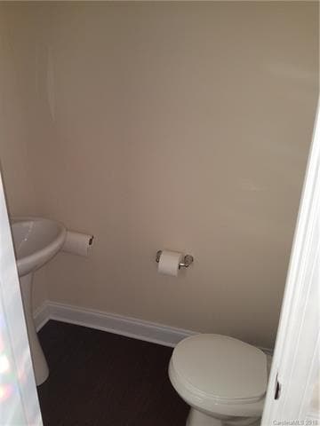 Downstairs half bath