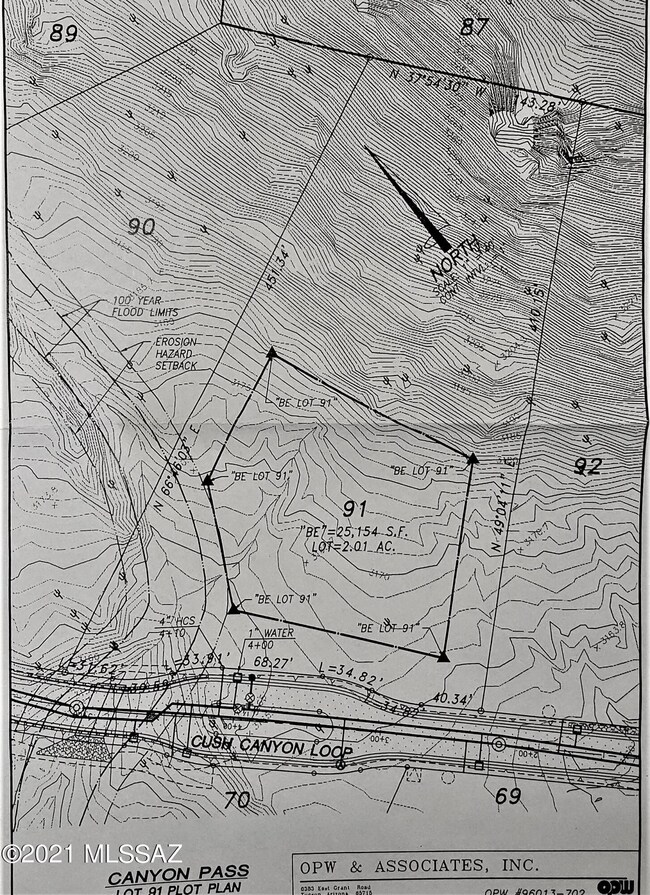BUILDING ENVELOPE ON A TOPO MAP