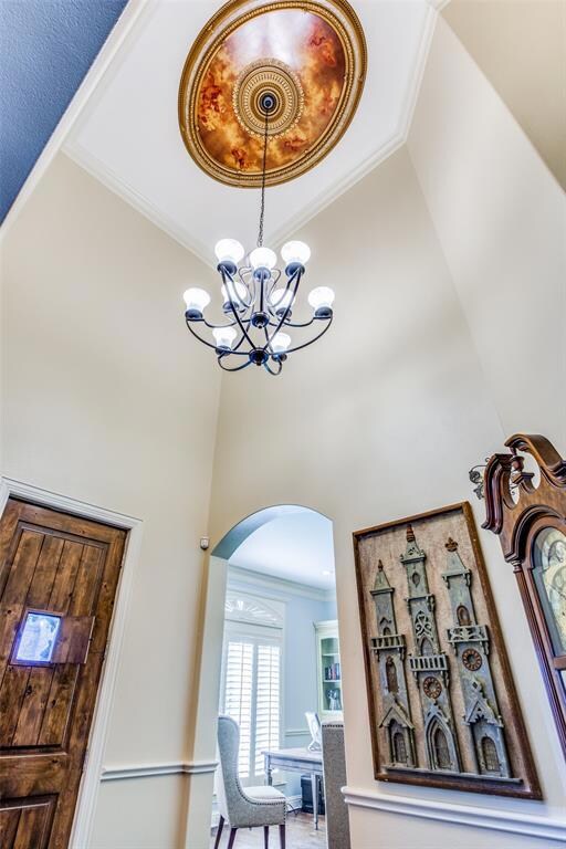 As you come in, make sure to look up the 20 foot c