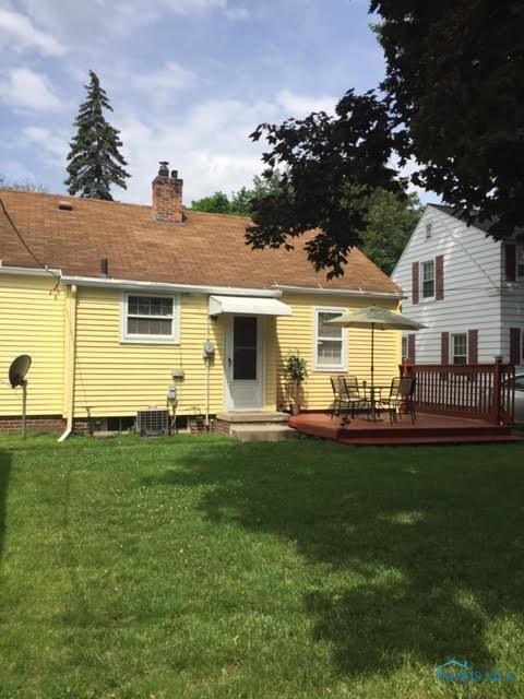 Back of House with nice deck