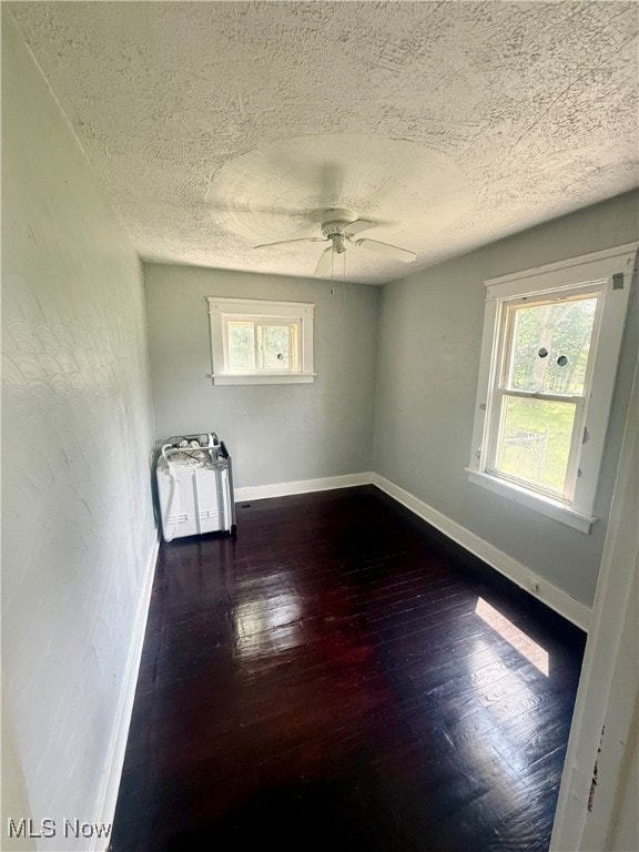 Bedroom with wood flooring