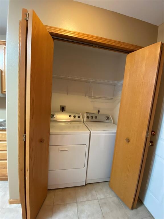 Main level laundry, washer and dryer included.