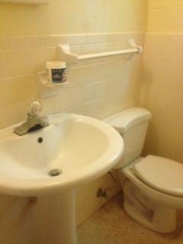 tiled bath