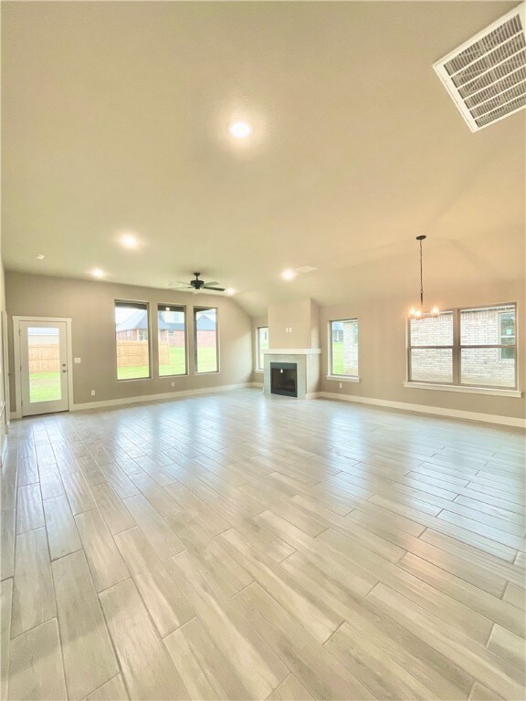 large spacious living area