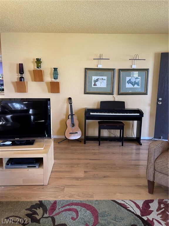 2nd View of Living area. Newer Floors!