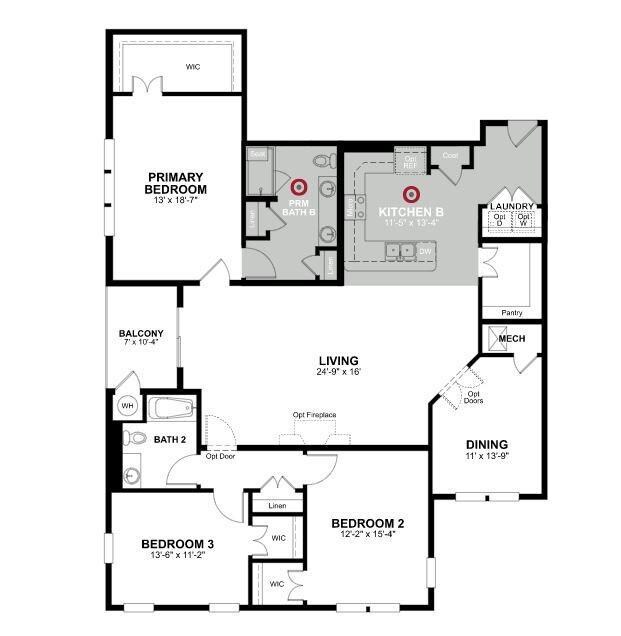 Wiltshire floorplan Unit #8302