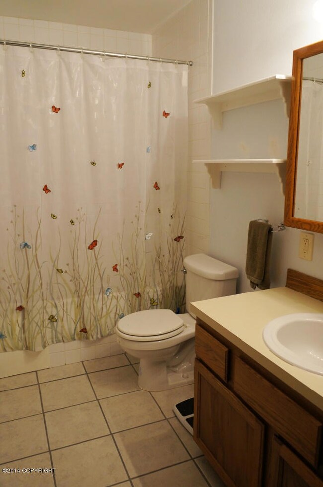 Bathroom With Tile Flooring