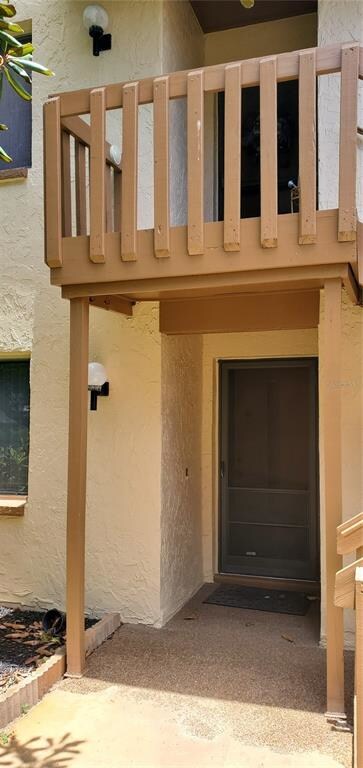Front door.