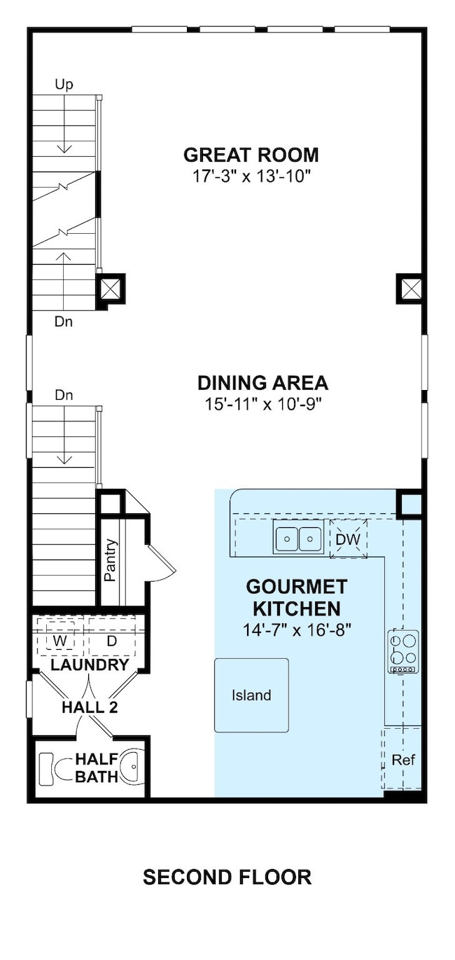 The Jefferson II floor plan by K. Hovnanian Homes.