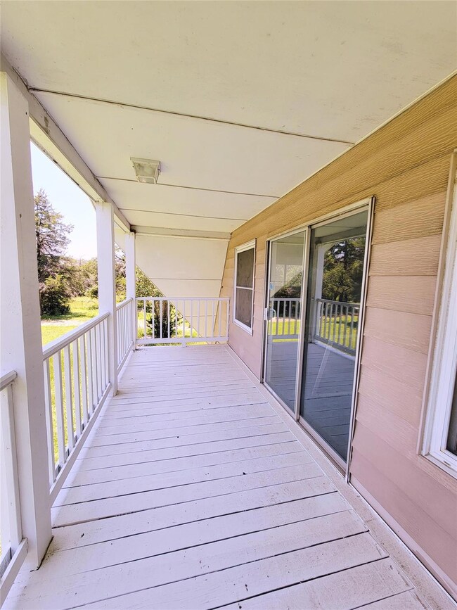 View of deck