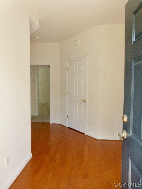 Foyer entry with coat closet