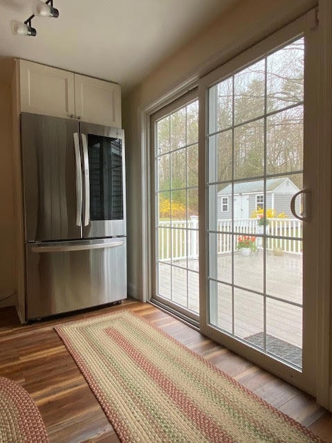 door to deck