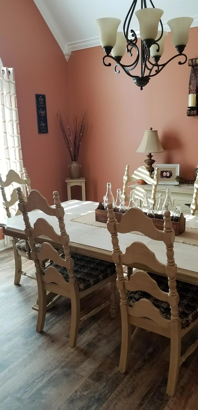 Very spacious formal dining room.