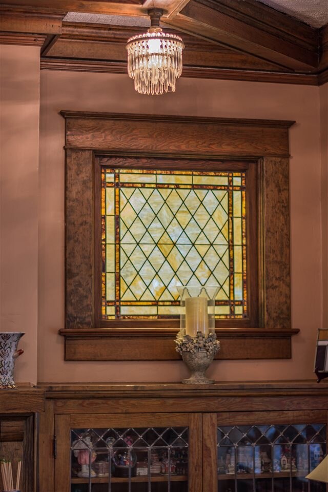 Original Stained Glass Windows.