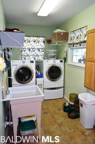 Very spacious Laundry facility