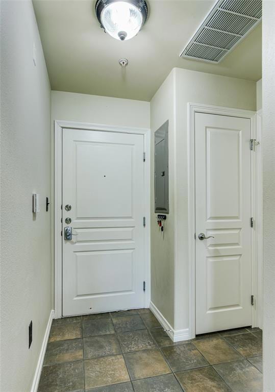 Entryway with electric panel