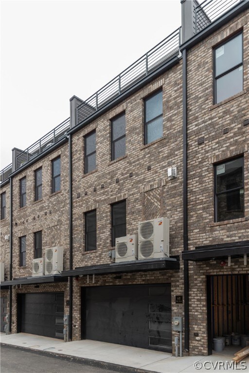 Rear Alleyway with a two car garage.
