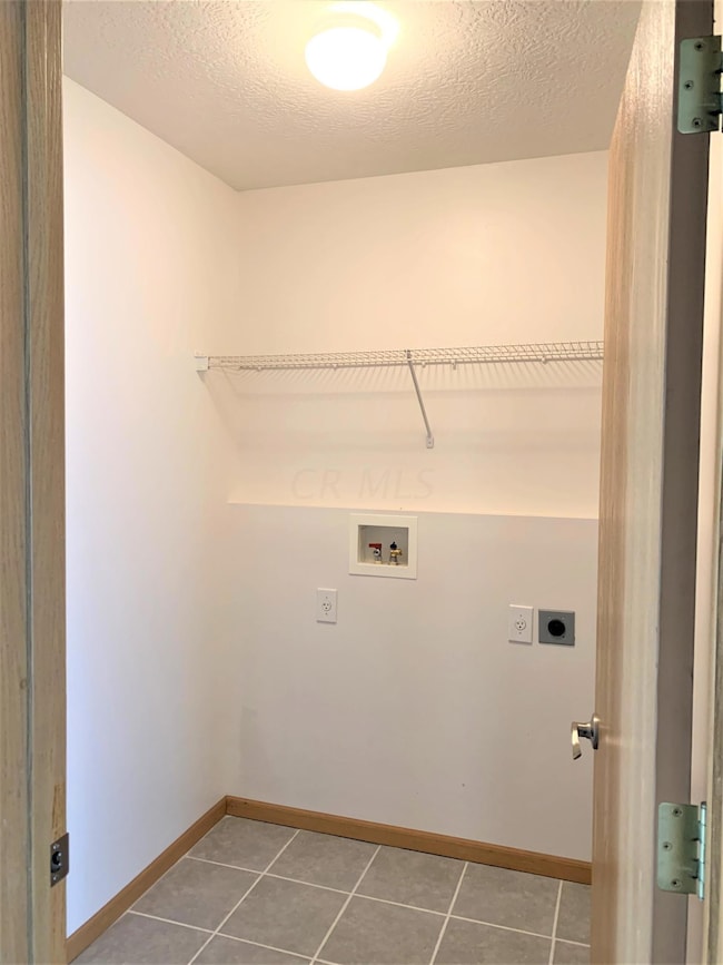 The newly tiled first floor