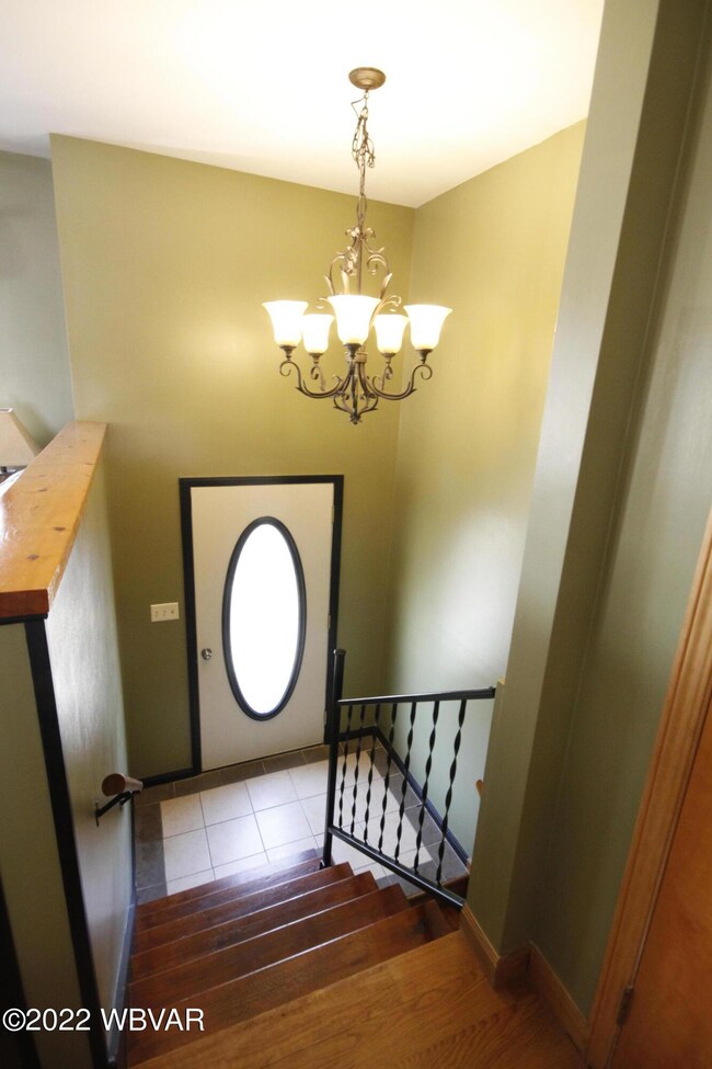 Foyer and front door